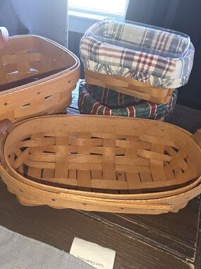 Longaberger Small Baskers Set Of 4
